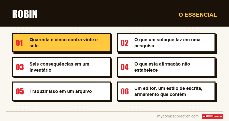 O essencial : Robin