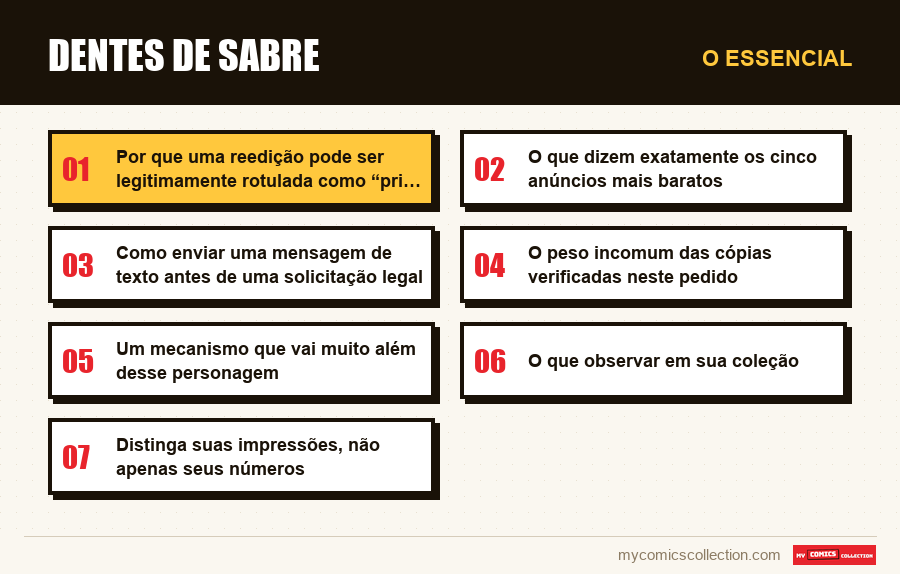O essencial : Dentes de Sabre