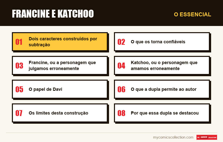 O essencial : Francine e Katchoo