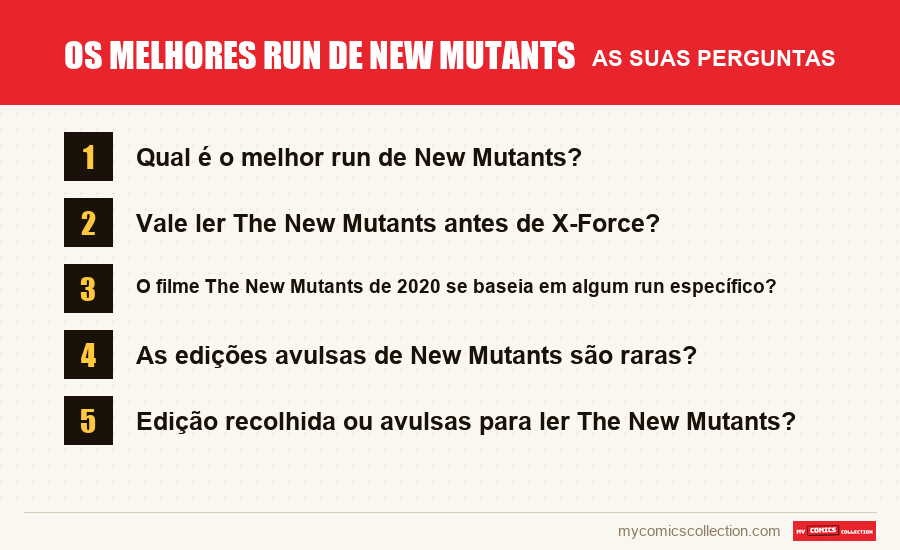 Os melhores run de New Mutants: as perguntas frequentes respondidas neste artigo