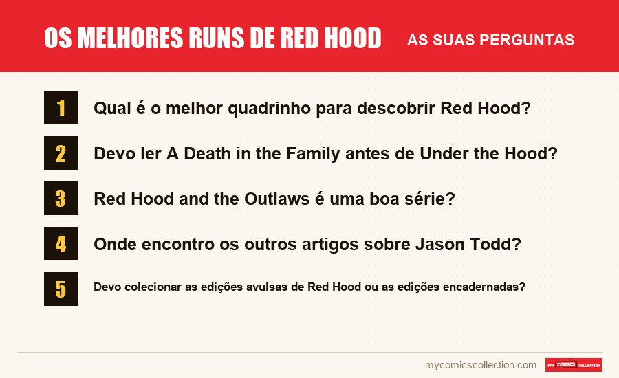 Os melhores runs de Red Hood: as perguntas frequentes respondidas neste artigo