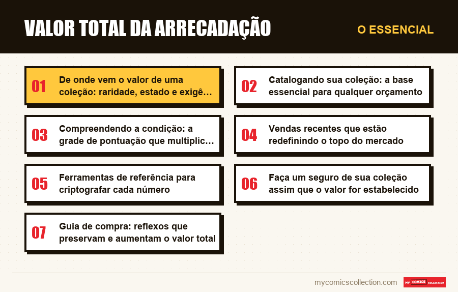 O essencial : valor total da arrecadação