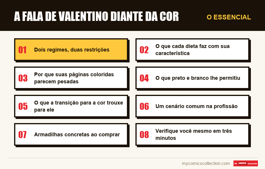O essencial : A fala de Valentino diante da cor