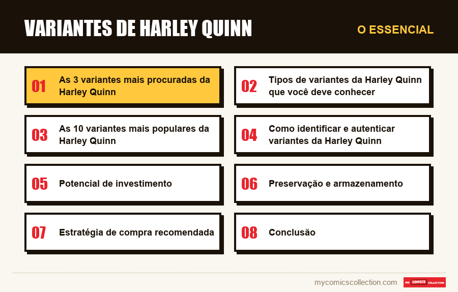 O essencial : Variantes de Harley Quinn
