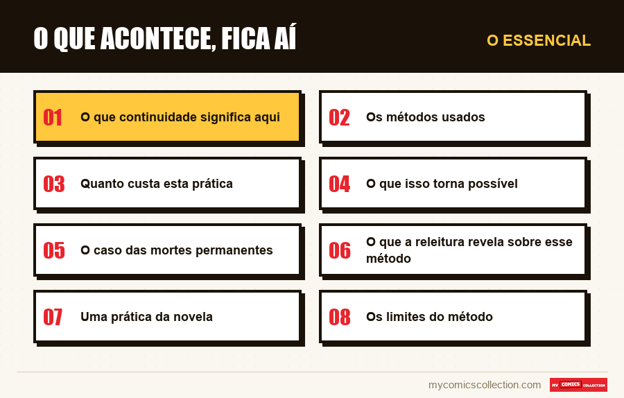 O essencial : O que acontece, fica aí