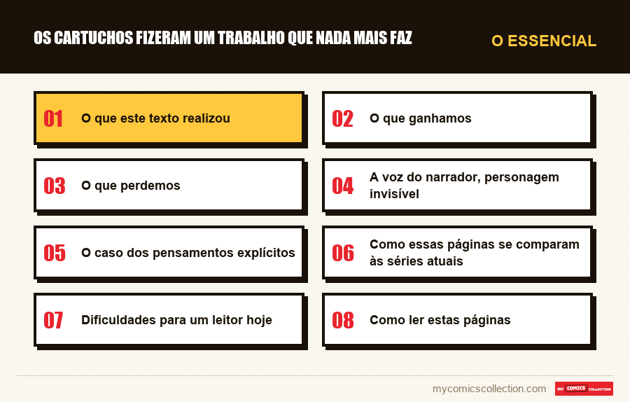 O essencial : Os cartuchos fizeram um trabalho que nada mais faz